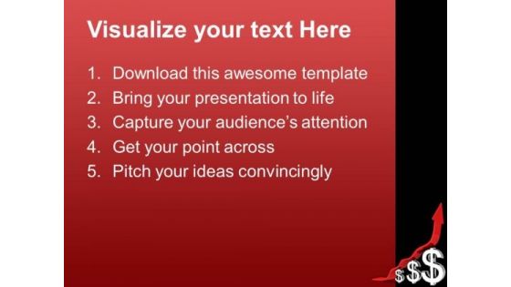 Up Dollar Graph Success PowerPoint Templates Ppt Backgrounds For Slides 1212