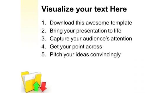 Upload Download Folder Internet PowerPoint Templates And PowerPoint Themes 1112