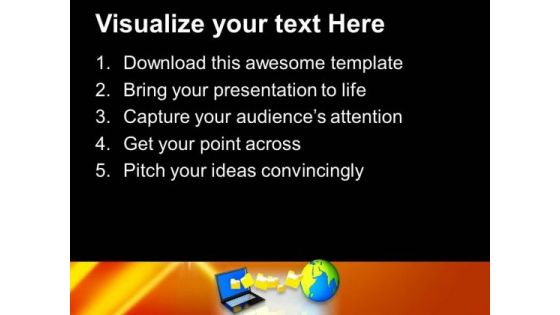 Uploading Downloading Files To Internet PowerPoint Templates Ppt Backgrounds For Slides 0213