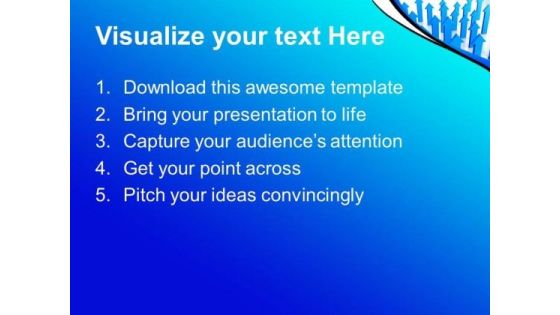 Upward Pointing Arrows Growth Business PowerPoint Templates And PowerPoint Themes 0812