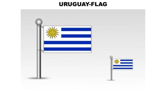 Uruguay Country PowerPoint Flags