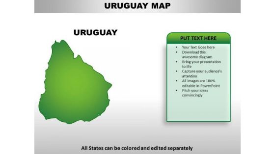 Uruguay PowerPoint Maps