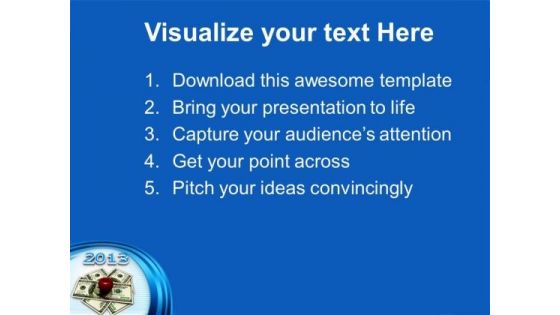 Us Dollar And Apple And 2013 Education PowerPoint Templates And PowerPoint Themes 1012