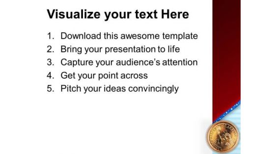 Us Dollar Coin Americana PowerPoint Templates And PowerPoint Themes 1112