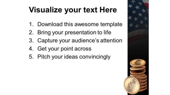 Us Dollar Coins Money PowerPoint Templates And PowerPoint Themes 1112
