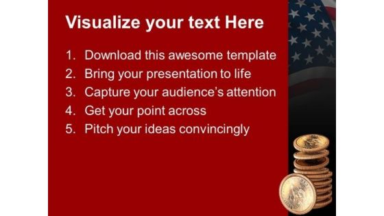 Us Dollar Coins Money PowerPoint Templates And PowerPoint Themes 1112