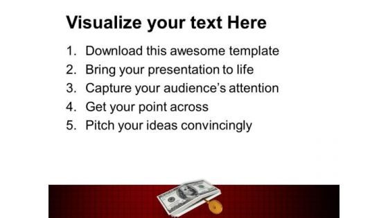 Us Dollar With Key Growth PowerPoint Templates Ppt Backgrounds For Slides 0113
