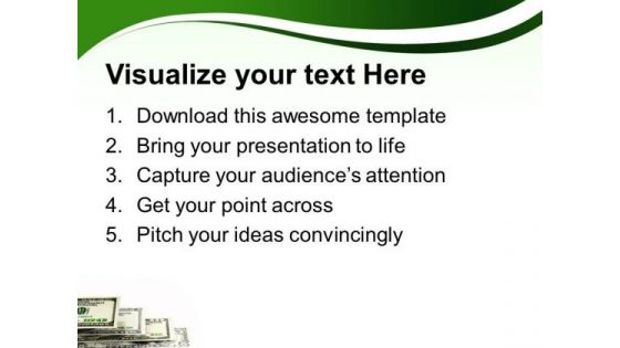 Us Dollars In Ladder Finance PowerPoint Templates Ppt Backgrounds For Slides 1212