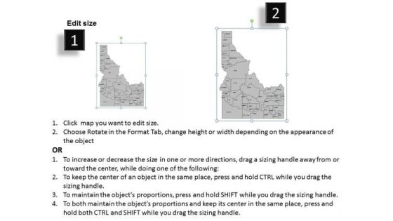 Usa Idaho State PowerPoint Maps