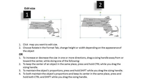 Usa Massachusetts State PowerPoint Maps