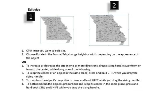 Usa Missouri State PowerPoint Maps