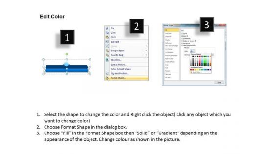 Usa PowerPoint Template Linear Flow 8 Stages Business Communication Graphic