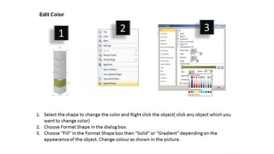Usa PowerPoint Template Vertical Steps 6 1 Project Management Ppt Image