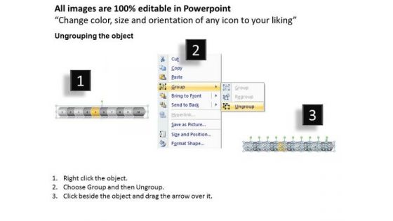 Usa Ppt Background Linear Arrow 10 State PowerPoint Project Diagram 6 Image