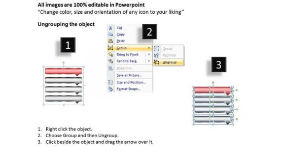 Usa Ppt Background Logical Model Using 4 Rectangular Arrows 2 Graphic