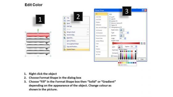 Usa Ppt Background Logical Model Using 4 Rectangular Arrows 2 Graphic