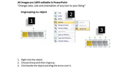 Usa Ppt Horizontal Model Of 4 Concepts Operations Management PowerPoint 2 Graphic