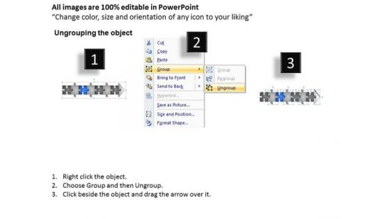 Usa Ppt Linear Flow 7 State Diagram Style1 Business Strategy PowerPoint 4 Design