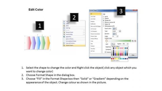 Usa Ppt Template Consistent Description Of 5 Steps 1 Image