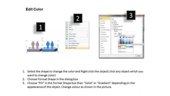 Usa Ppt Theme Business PowerPoint Linear Process Diagram Free 3 Design