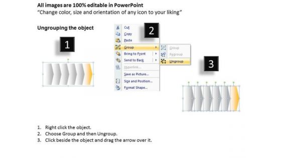 Usa Ppt Theme Straight Demonstration Of 6 Power Point Stage Time Management PowerPoint 7 Image