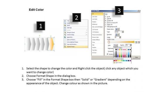 Usa Ppt Theme Straight Demonstration Of 6 Power Point Stage Time Management PowerPoint 7 Image