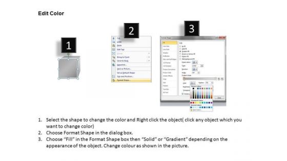 Use 3d Cubes To Show Processes PowerPoint Slides And Ppt Diagram Templates