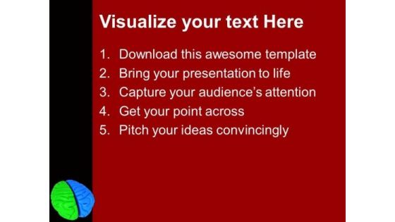 Use All Part Of Your Brain PowerPoint Templates Ppt Backgrounds For Slides 0613