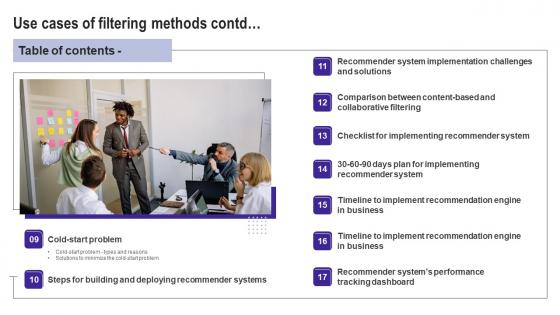 Use Cases Of Filtering Methods Table Of Contents Use Cases Of Filtering Methods Ideas Pdf