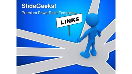 Usefull Links Business PowerPoint Template 1110 Usefull Links Business PowerPoint Template 1110