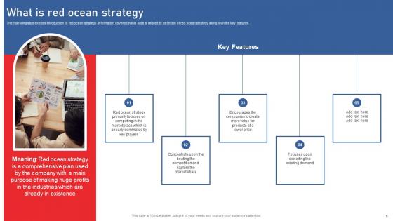 Using Red Ocean Strategies For Attaining Competitive Advantage Complete Deck