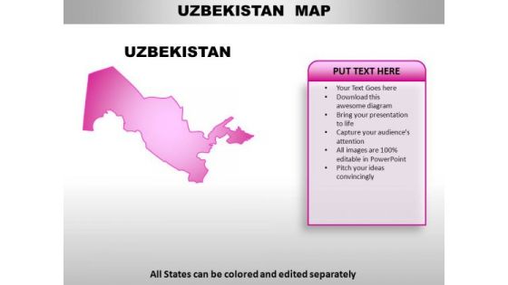 Uzbekistan PowerPoint Maps