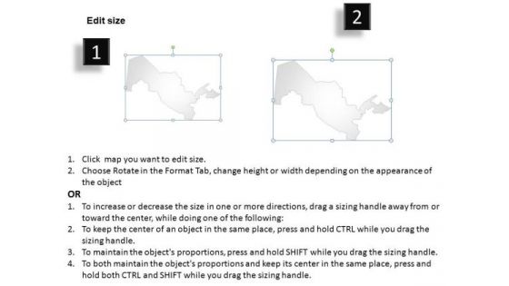 Uzbekistan PowerPoint Maps