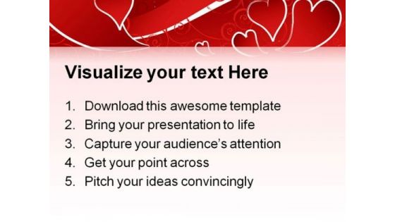 Valentine Abstract PowerPoint Template 1110