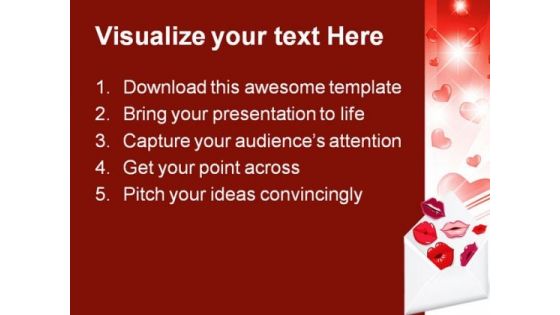 Valentine Hearts Youth PowerPoint Themes And PowerPoint Slides 0311