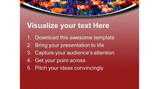 Valley Of Flowers PowerPoint Templates Ppt Backgrounds For Slides 0513
