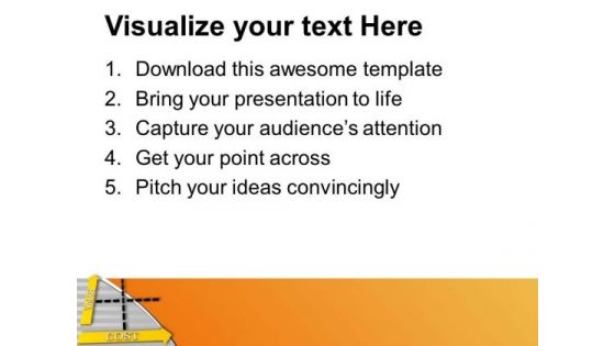 Value Balanced With Cost In Business PowerPoint Templates Ppt Backgrounds For Slides 0313