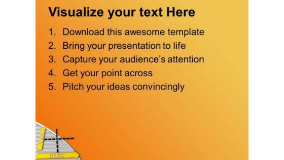 Value Balanced With Cost In Business PowerPoint Templates Ppt Backgrounds For Slides 0313