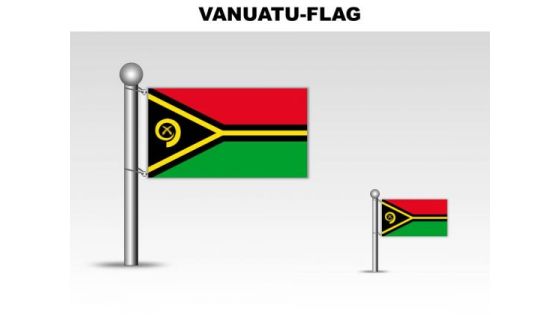 Vanuatu Country PowerPoint Flags