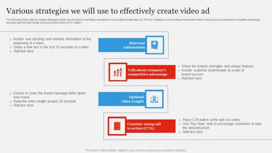 Various Strategies We Will Use Branding Strategy To Gain Competitive Edge Professional Pdf Various Strategies We Will Use Branding Strategy To Gain Competitive Edge Professional Pdf