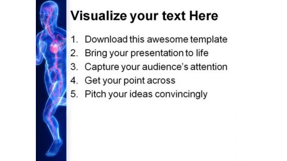 Vascular System Science PowerPoint Themes And PowerPoint Slides 0811
