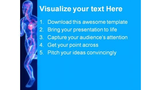 Vascular System Science PowerPoint Themes And PowerPoint Slides 0811