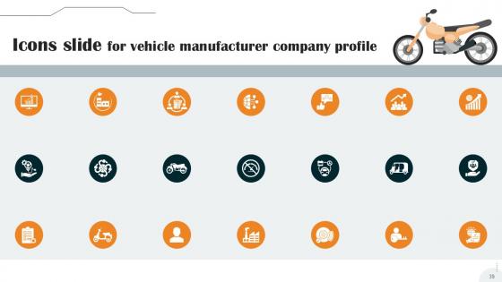 Vehicle Manufacturer Company Profile Ppt Presentation CP CD V