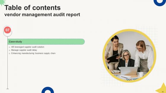 Vendor Management Audit Report Ppt Powerpoint Presentation Complete Deck With Slides