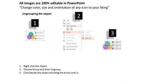 Venn Circles Infographic For Financial Analysis PowerPoint Templates