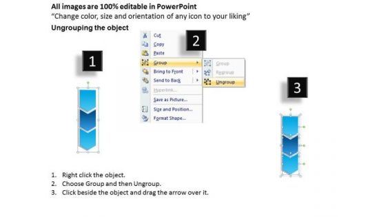 Vertical Arrows Developing Marketing Concepts Ppt Business Plan Cover Page PowerPoint Slides