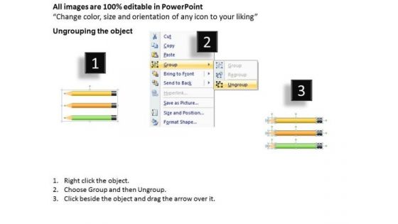 Vertical Business Process Diagram 3 Stages Bar Plan PowerPoint Templates