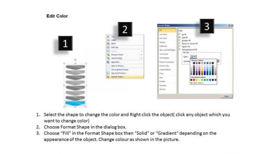 Vertical Flow Arrow Sequence Chart Free Examples Of Business Plans PowerPoint Slides