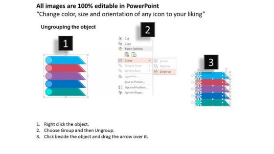 Vertical Infographics For Business Management PowerPoint Templates