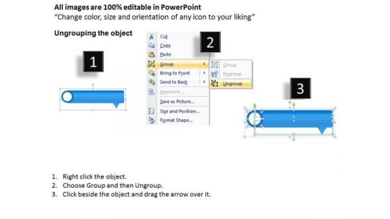 Vertical Representation 4 Steps Business Tech Support PowerPoint Slides